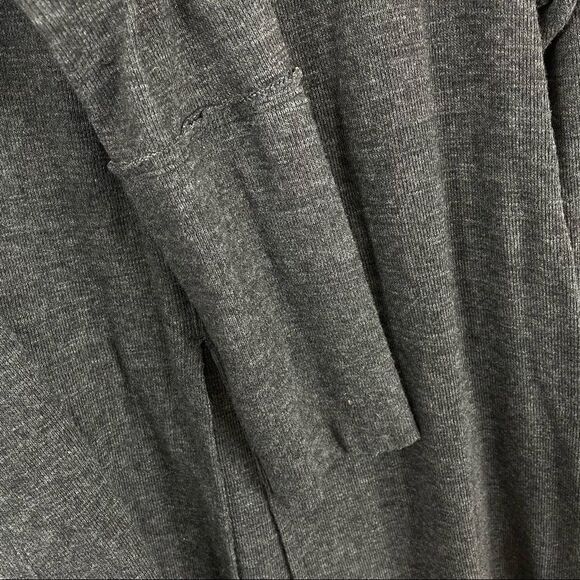 Free People Stone Cold Split Back Turtleneck Gray - Picture 16 of 16